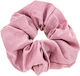 Novita Women's Oversize Satin Hair Scrunchy Pink