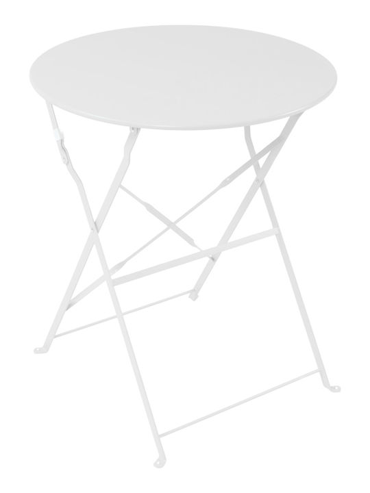 Bistro Sitting Room Outdoor Foldable Metal Tabl...