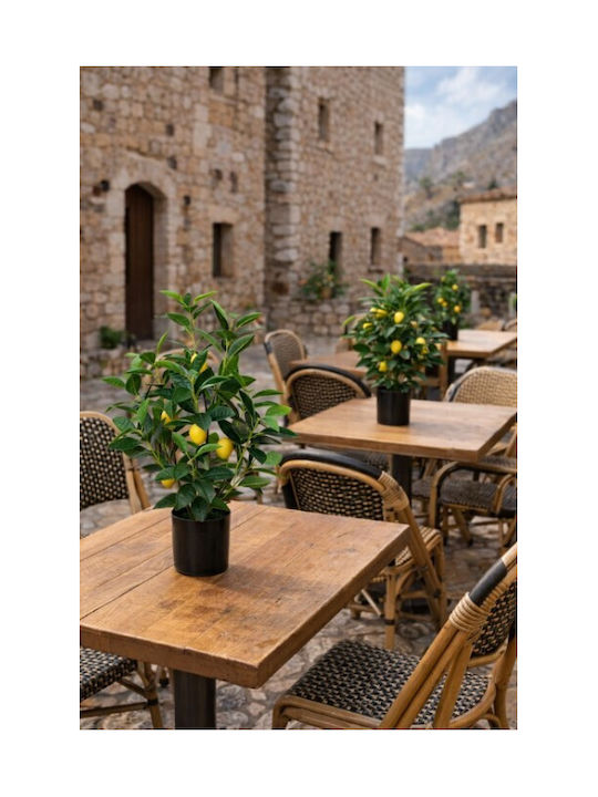 Plantă Artificială de Exterior Lămâiță Înălțime 75cm