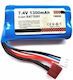 Profindustry Baterie Li-ion 7.4V 1300mAh Pentru Vehicul RC