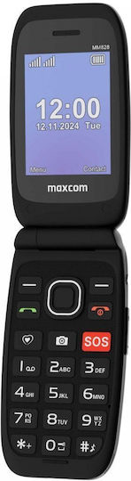 MaxCom Comfort MM828L Single SIM Κινητό με Κουμπιά Μαύρο