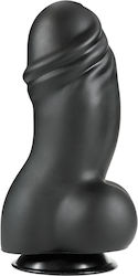 Hidden Desire Ρεαλιστικό Dildo με Όρχεις και Βεντούζα Μαύρο