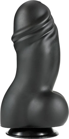 Hidden Desire Realistisches Dildo mit Hoden und Saugnapf Schwarz