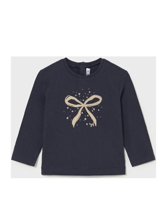 Mayoral Kids' Shirt Long Sleeve Navy Blue