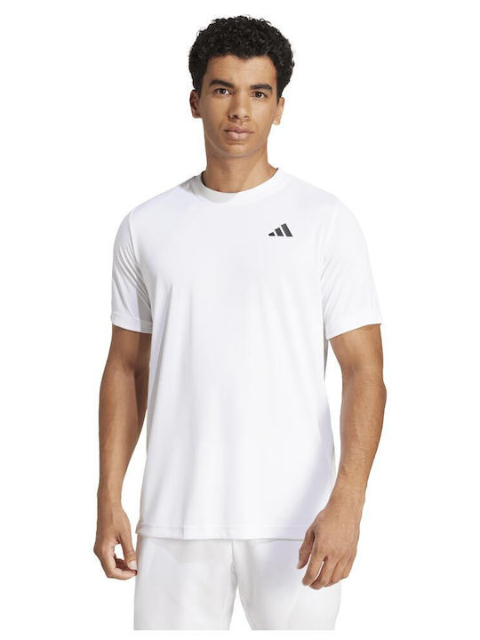 adidas Club Tennis JD8639 Ανδρική Μπλούζα Λευκή