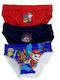 Paw Patrol Комплект детски гащички Многоцветни 3бр