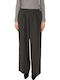 Damen Stoff Hose Anthracite