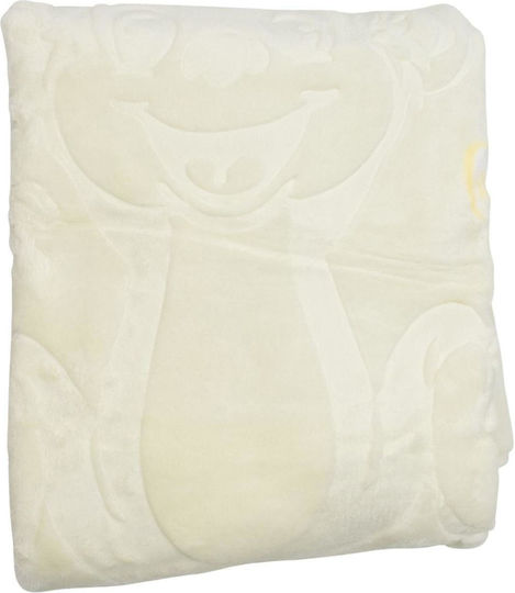 Kamtex Baby Pătură Pepinieră Swaddling pături Catifea Bej 100x115cm