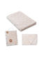 Interbaby Pătură Pepinieră Swaddling pături Stars Bej 80x110cm