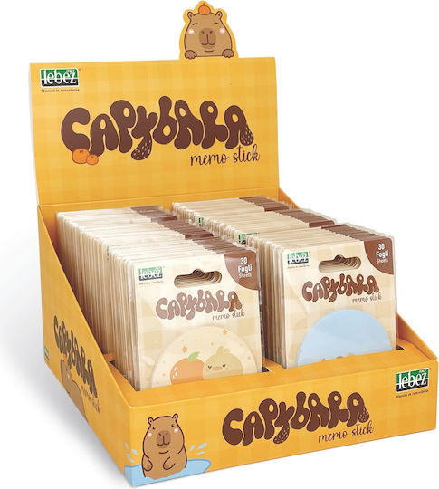 Selbstklebende Notizblöcke Capibara 6 Modelle 84 Blister Display