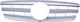 Mtuning Silver 3s Sport Grille Mercedes C-Class W203 S203 2000-2007