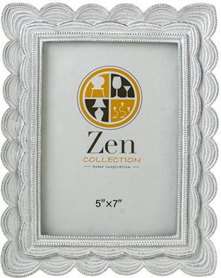 Zen Collection Κορνίζα Πλαστική με Ασημί Πλαίσιο 13x18