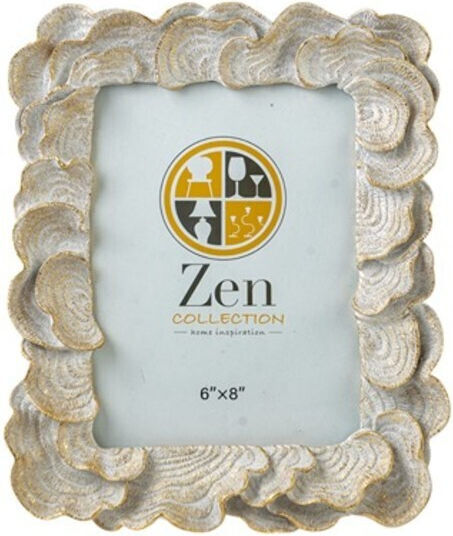 Zen Collection Kunststoff Fotorahmen mit Silbernem Rahmen