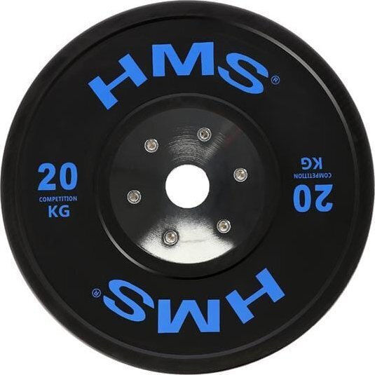 HMS Plate Δίσκος Bumper Ολυμπιακού Τύπου Μεταλλικός 1 x 20kg Φ50mm