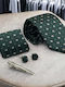 Life Style Butiken Men's Tie Set in Green Color
