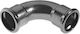 Kan-therm 90° Pipe Elbow 108x108mm Steel 6208059