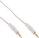 InLine InLine 3.5mm Jack Cable - 3.5mm Male to 3.5mm Male White 1.5m with Gold Plated Terminals