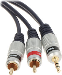 Vitalco 3.5mm male-2x RCA male 1.5m