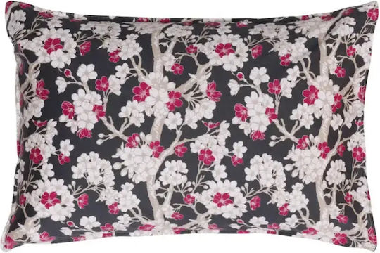 Kentia Umeko Σετ Μαξιλαροθήκες Oxford Anthracite Grey - White - Magenta - Beige 50x70εκ.