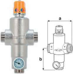 Valvă Termostatică De Amestec Solar 1 1/2' Ecosolar River Rp 00300-3 Valvă Termostatică De Amestec Solar 1 1/2' Ecosolar River Rp 00300-3