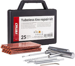 Tubeless Tire Repair Kit 25pcs Amio-04692 Tubeless Tire Repair Kit 25pcs Amio-04692
