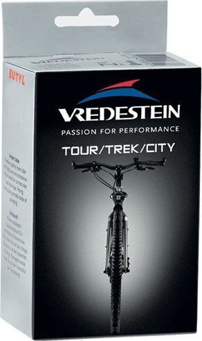 Vredestein Bicycle Tyre Inner Tube Trekking Vredestein Tour Trek City 27x1.5 28x1.5 8 X1.5 32 47-609 635 Presta Valve Length 50mm 185g New