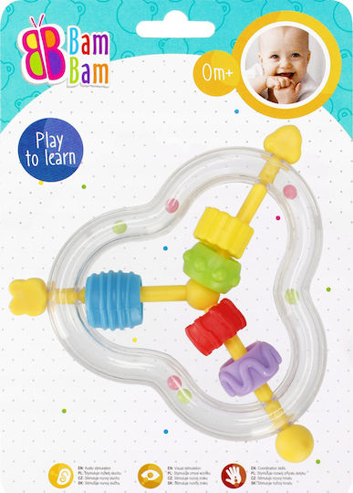 Bambam Bam Bam Baby Rattle Triangle 15x20x2 B C 24/96