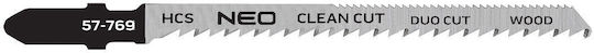 Jigsaw Blades 10/21 TPI HCS T-Shank Set 2 Pieces Curved Cutting