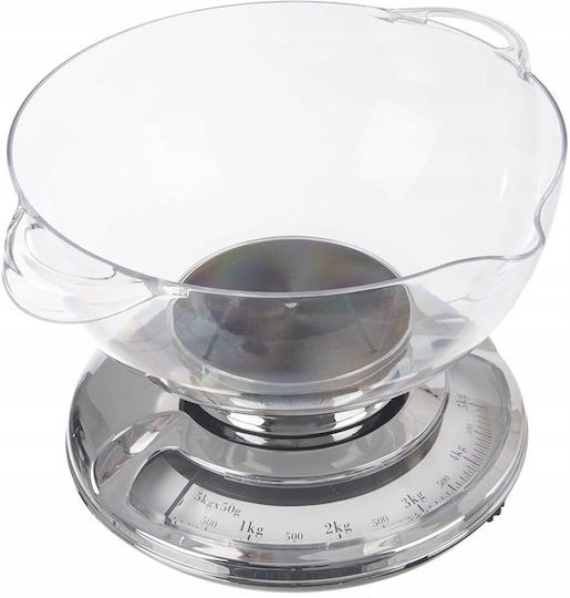 Orion Αναλογική Ζυγαριά Κουζίνας με Κάδο έως 5kg