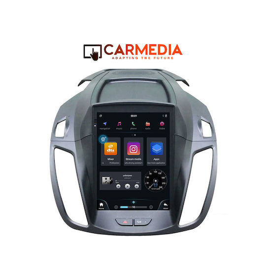 Carmedia Ηχοσύστημα Αυτοκινήτου για Ford Kuga / C-Max 2011 (Bluetooth/USB/WiFi/GPS/Apple-Carplay/Android-Auto) με Οθόνη Αφής 9.7"