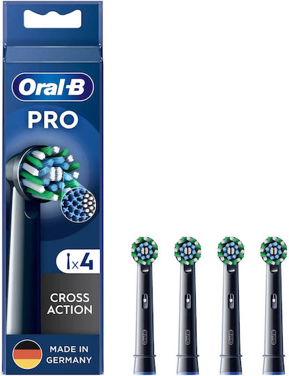Oral-B Cross Black Capete de schimb pentru Periuța de dinți electrică 4buc