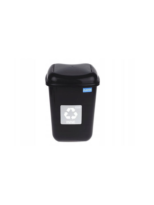 Plafor Coș de Reciclare Metal Argintiu 12lt 1buc
