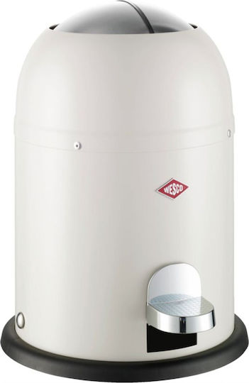Wesco Κάδος Απορριμμάτων Πλαστικός Μπεζ 6lt