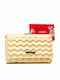 Leather Women's Wallet with RFID Yellow