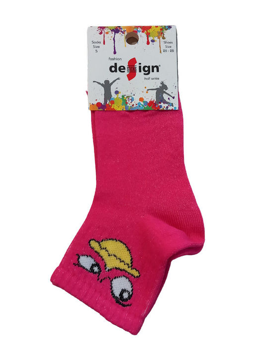 Design Socks Șosete pentru Copii Fuchsia