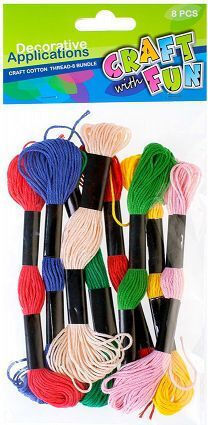 Craft Fun Decorațiune Ață Meșteșuguri Multicolor 8mix