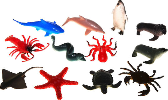 Hipo Figure Sea Animals 12 Pieces Bag