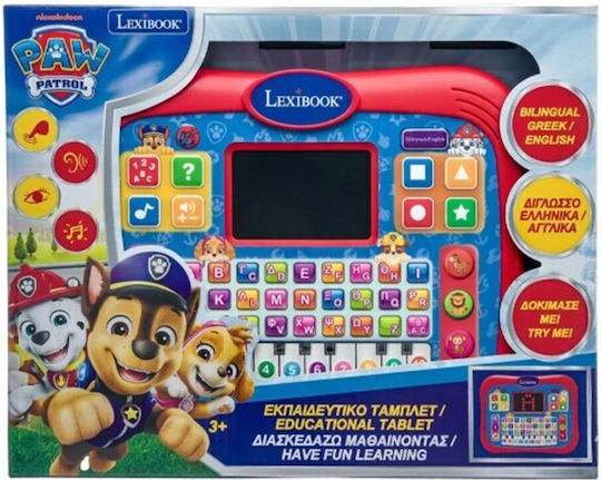 Lexibook Paw Patrol Electronic Kids Educational Laptop Tablet For Age 3 Plus