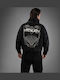Sweatshirt with Hood Black/ivory