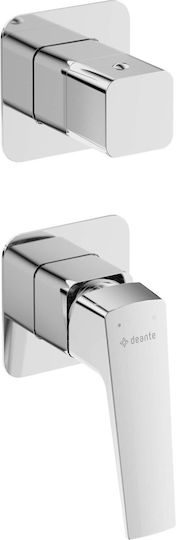 Deante Set Mixer & Cap Duș Îngropată pentru Duș Argintiu 5907650869863 Deante Set Mixer & Cap Duș Îngropată pentru Duș Argintiu 5907650869863