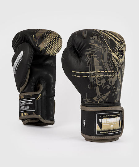 Venum Boxing Gloves for Match Black