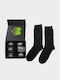 Vtex Socks Vtex Ανδρικές Κάλτσες Μαύρες 6Pack