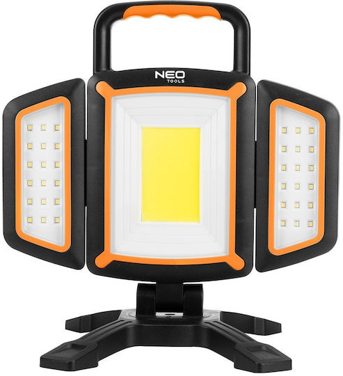 Neo Tools Φωτισμός Εργασίας Επαναφορτιζόμενος LED με Φωτεινότητα έως 2000lm