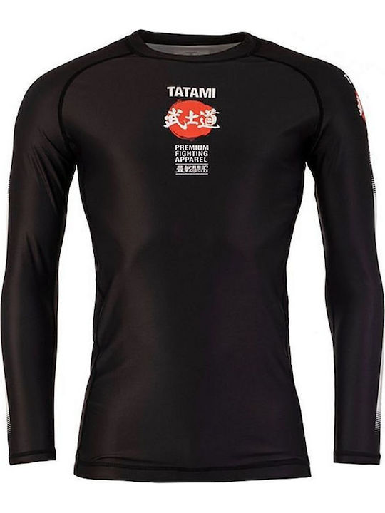 DBX Bushido Herren Langärmlig T-Shirt für Jiu-Jitsu Schwarz