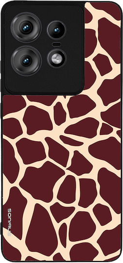 Калъф Sonique Animal Print Series Motorola Edge 50 Pro 5g Жираф 03