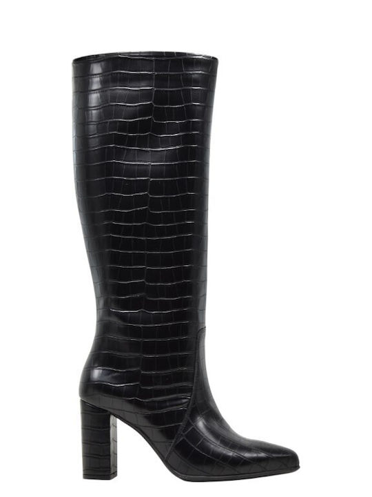 Ragazza Γυναικείες Μπότες Black Croco