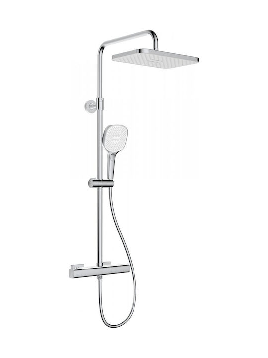 KFA Duschsäule mit Armatur Silber