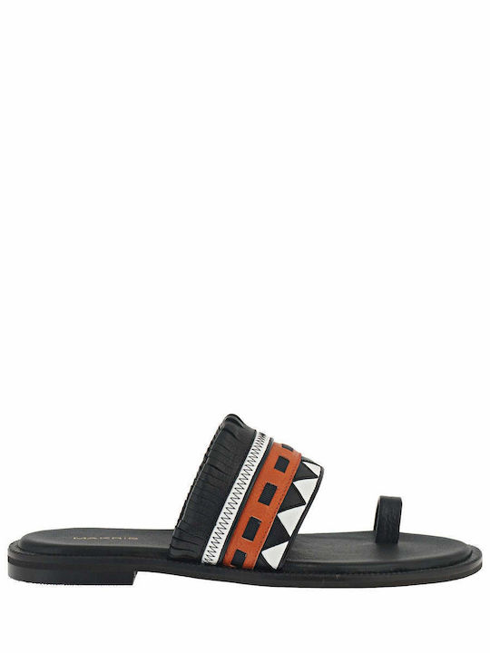 Women's Flat Sandals in Black Color