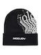 Beanie Ανδρικός Σκούφος Πλεκτός σε Μαύρο χρώμα