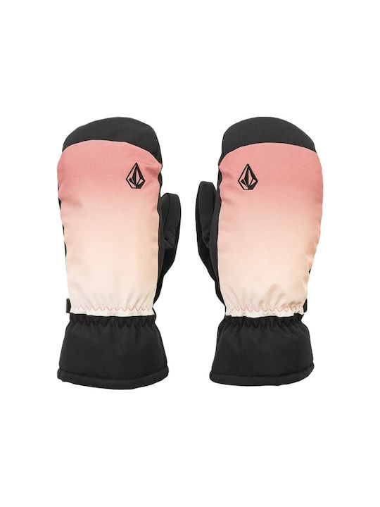 Volcom Upland Mittens Γυναικεία Γάντια Σκι & Snowboard Ροζ